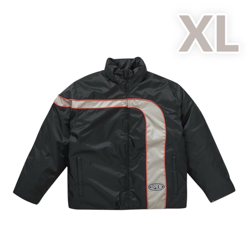 Supreme Stripe Puffer Jacket